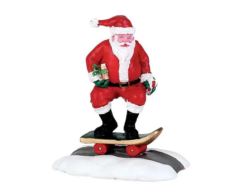Lemax Skateboard Santa 72498