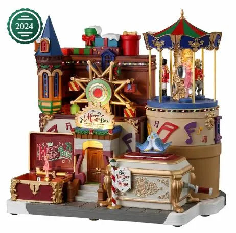 Lemax The Merry Music Box With 4.5V Adaptor 35021-UK