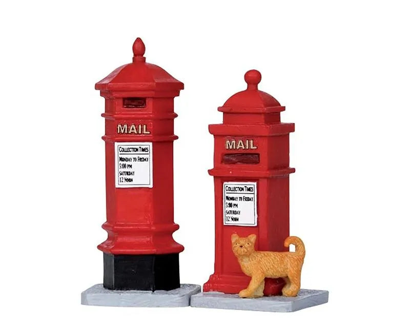 Lemax Victorian Mailboxes Set Of 2 14362