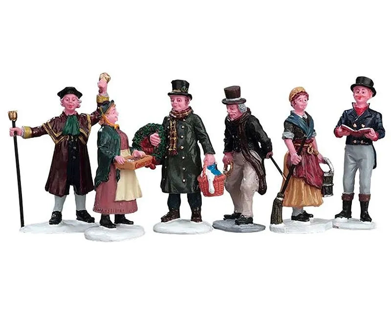 Lemax Village People Figurines Set Of 6 92356