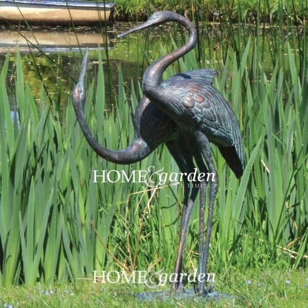 Home & Garden Love Cranes Sculpture