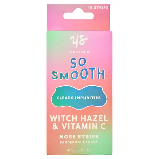Yes Studio So Smooth Nose Strips with Witch Hazel & Vitamin C 18pk
