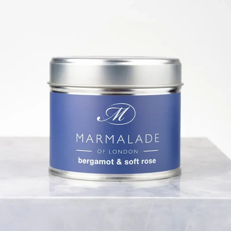 Marmalade Bergamot & Soft Rose Tin Candle