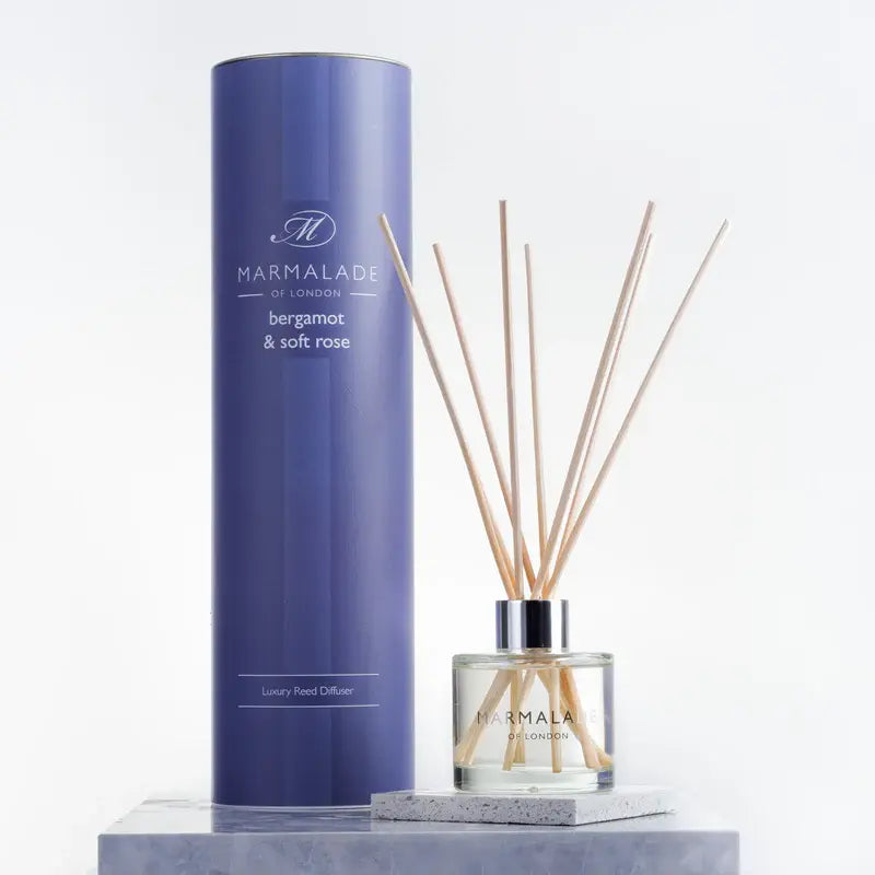 Marmalade Bergamot & Soft Rose Reed Diffuser Set
