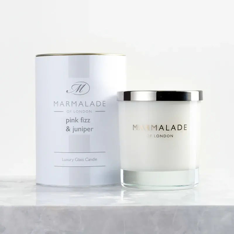 Marmalade Pink Fizz & Juniper Boxed Candle