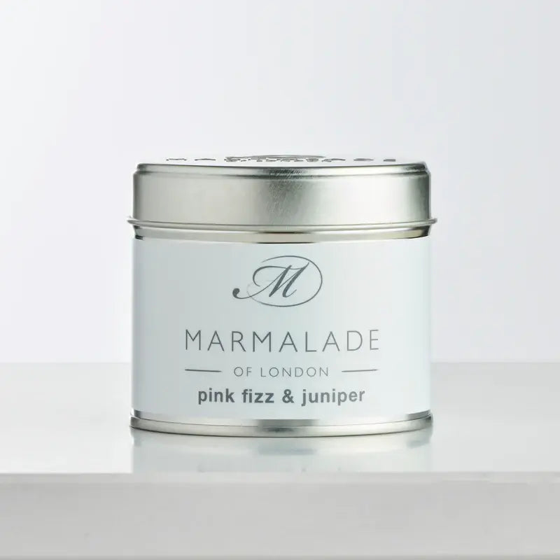 Marmalade Pink Fizz & Juniper Tin Candle