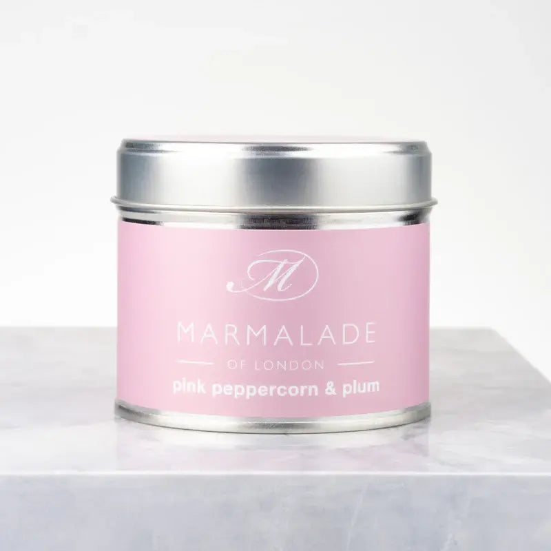 Marmalade Pink Pepper & Plum Tin Candle