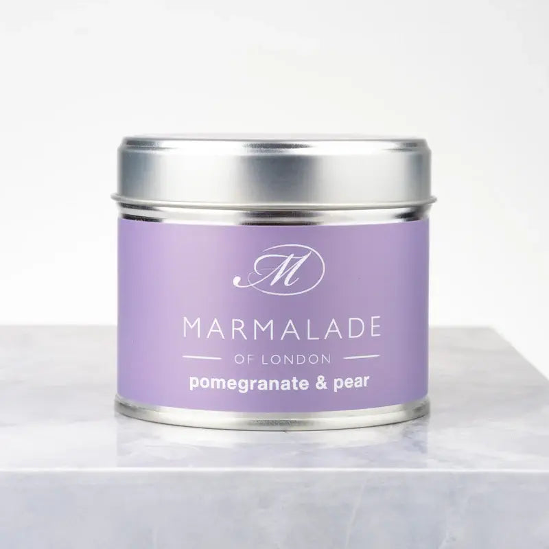 Marmalade Pomegranate & Pear Tin Candle