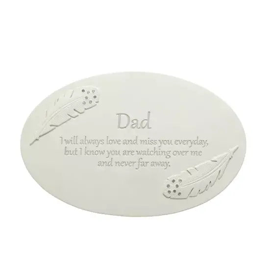 Thoughts of You Resin Memorial Plaque - Dad