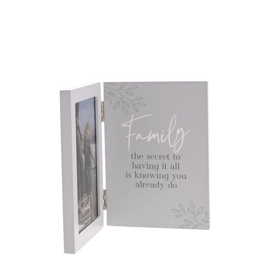 Moments Hinged Photo Frame Family