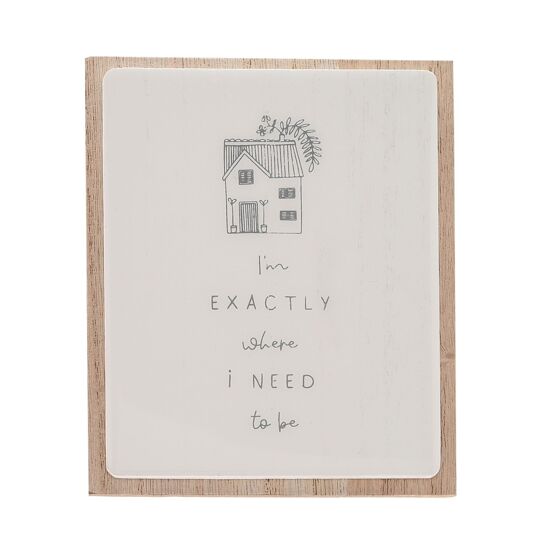 Celebrations Moments Layered Plaque - Where I Need To Be