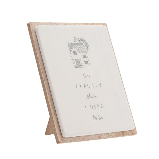 Celebrations Moments Layered Plaque - Where I Need To Be