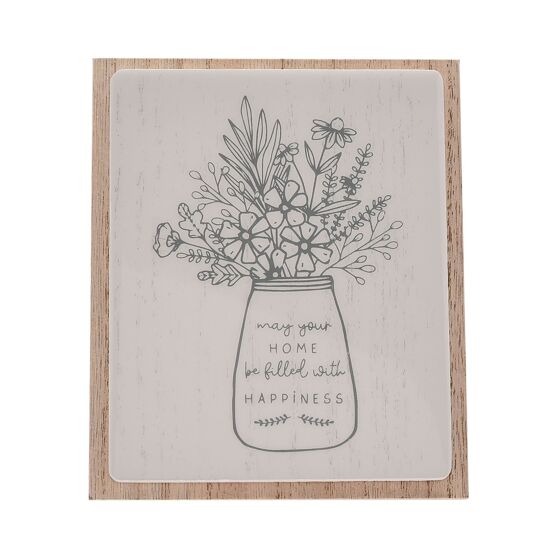 Celebrations Moments Layered Plaque - Home With Happiness