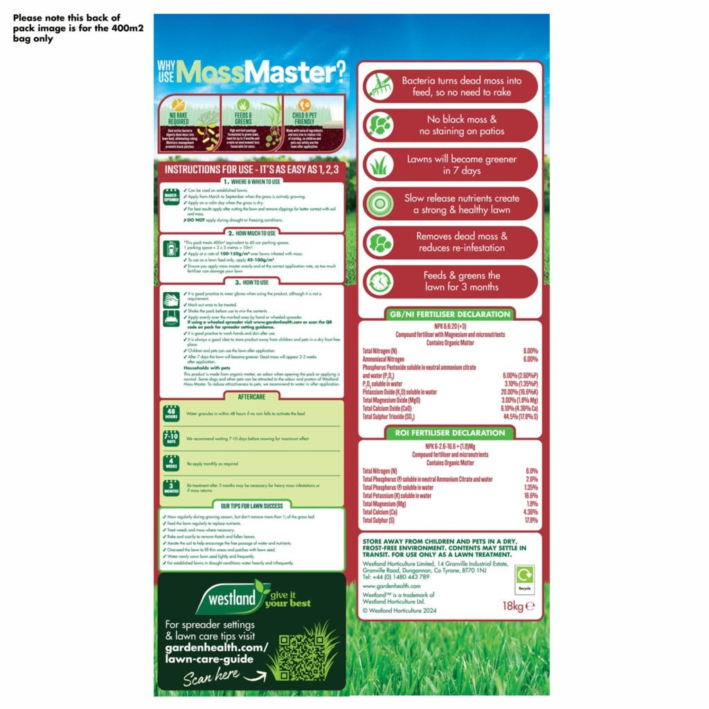 Westland Moss Master 80m2 Box