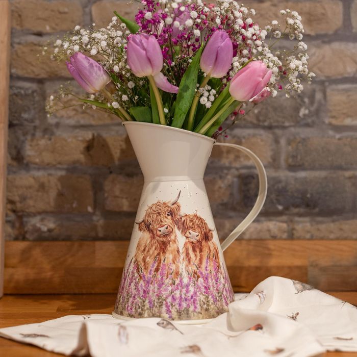 Wrendale Designs 'Gentle Giants' Highland Cow Flower Jug