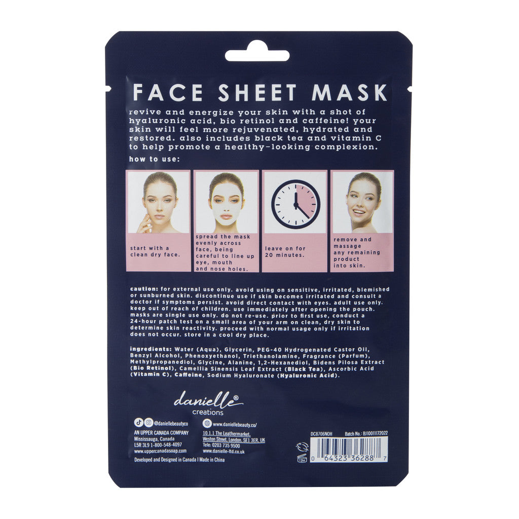 Danielle Creations Night Owl Face Sheet Mask 1pk