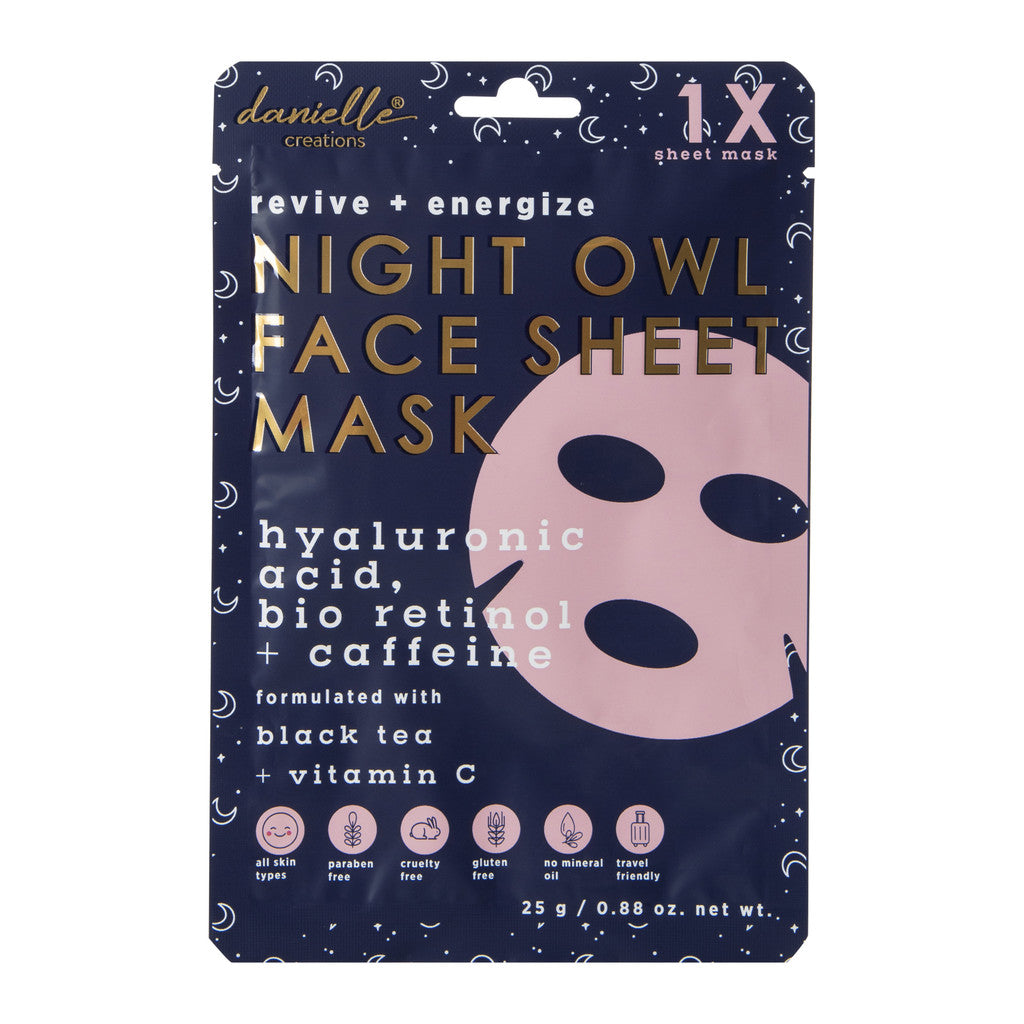 Danielle Creations Night Owl Face Sheet Mask 1pk