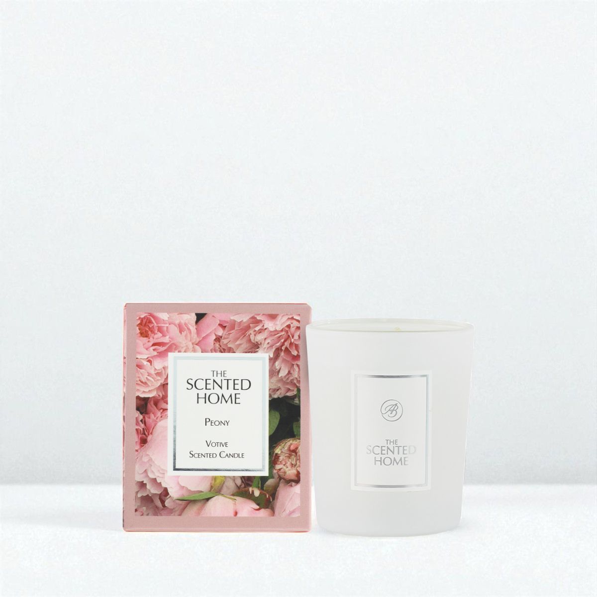 The Scented Home Peony Scented Jar Candle 70g