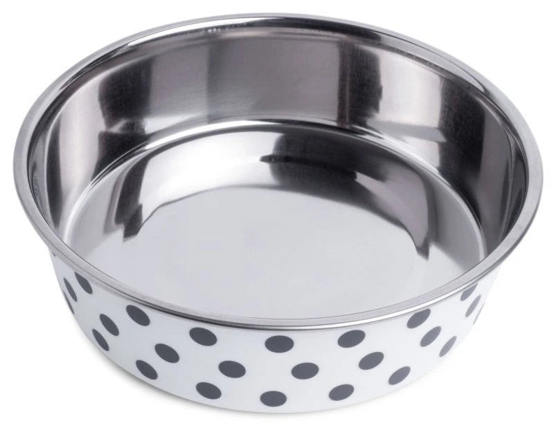 PetFace Bella Bowl Grey Spots 21cm