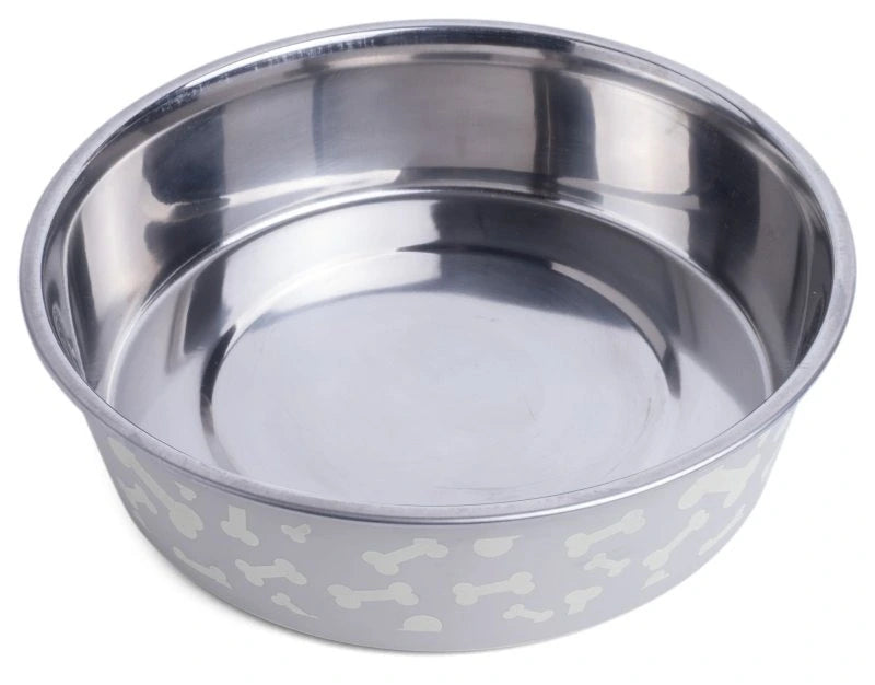 PetFace Bella Bowl White Bones 21cm