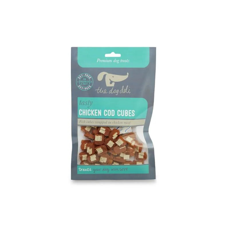 PetFace Dog Deli Chicken Cod Cubes 100g