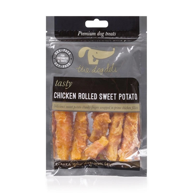 PetFace Dog Deli Chicken Rolled Sweet Potato 100g
