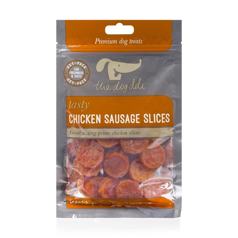 PetFace Dog Deli Chicken Sausage Slices 100g
