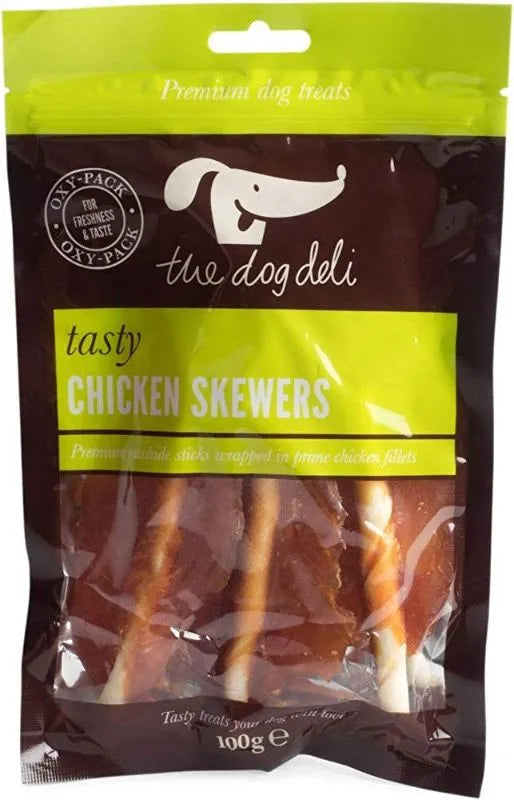 PetFace Dog Deli Chicken Skewers 100g