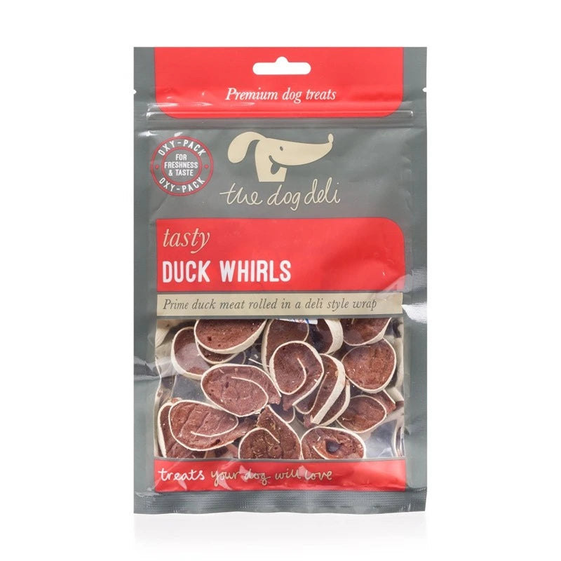 PetFace Dog Deli Duck Whirls 100g