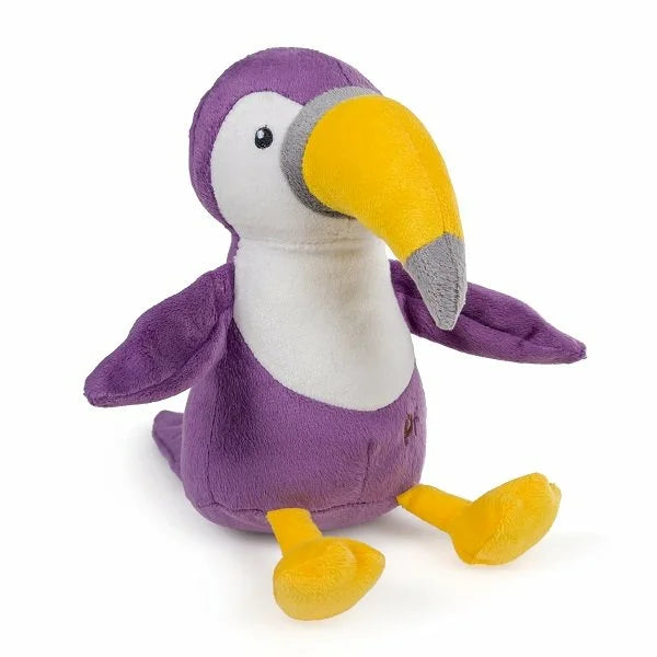 PetFace Planet Toucan Plush Dog Toy