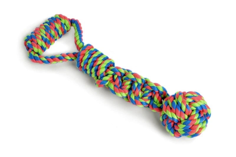 PetFace TOYZ Rope Ball Tugger