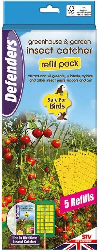 STV Defenders Greenhouse Insect Catcher 5 Trap Pack