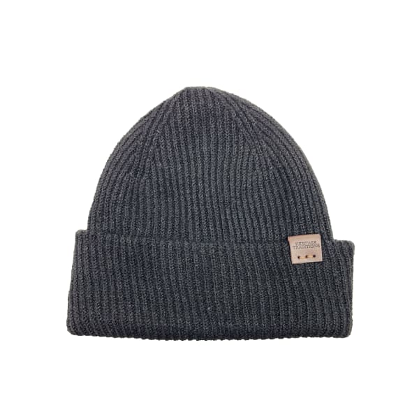 Heritage Traditions Fisherman Recycled Beanie - Black