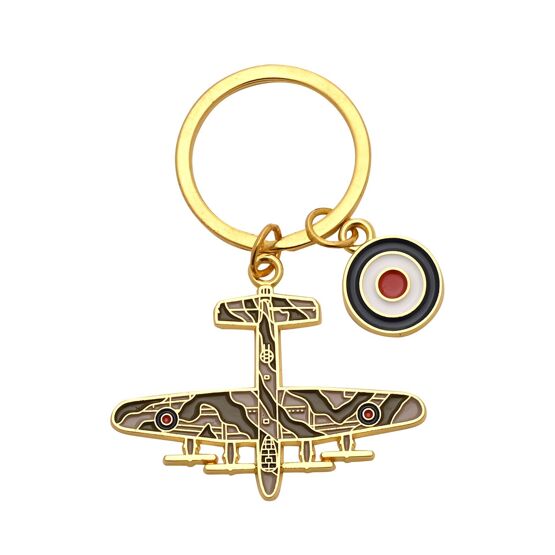 Harvey Makin RAF Enamel Keyring - Lancaster