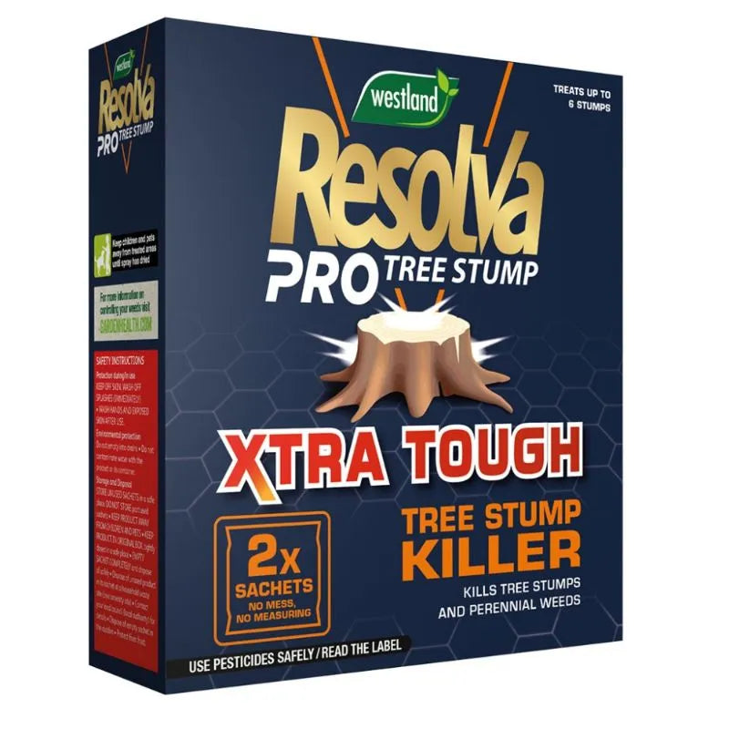 Resolva Pro Xtra Tough Tree Stump Killer Liquid Sachets 2x 100ml