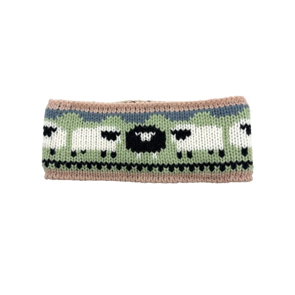 Aran Sheep Headband - Blush