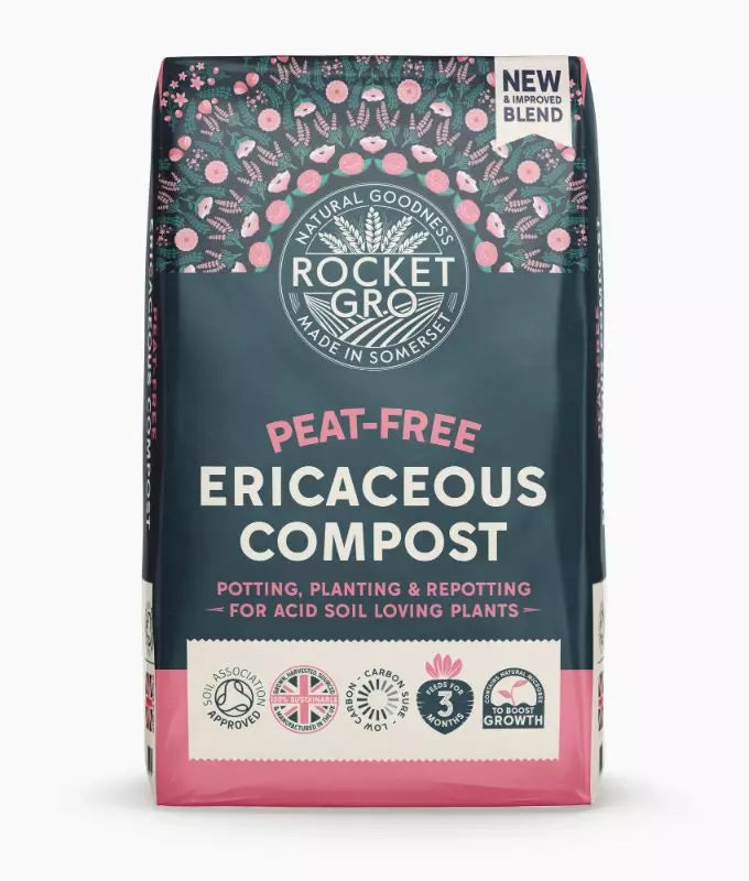 Rocket Gro Peat-Free Ericaceous Compost 40 Litres
