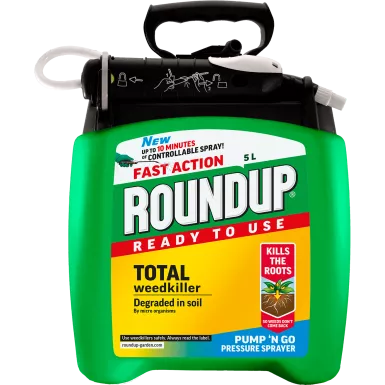 Roundup® Fast Action Ready to Use Weedkiller Pump ‘n Go 5L