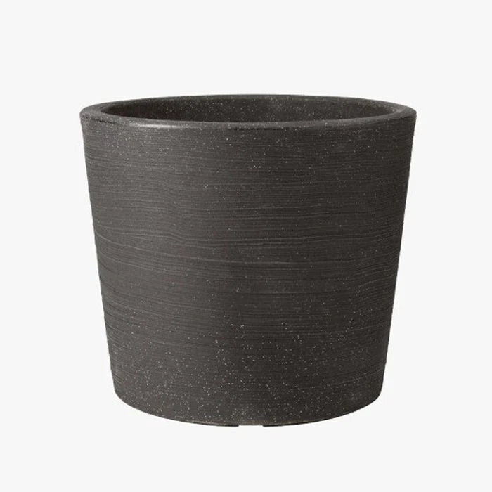 Stewart Plastics Varese Low Planter Granite 40cm