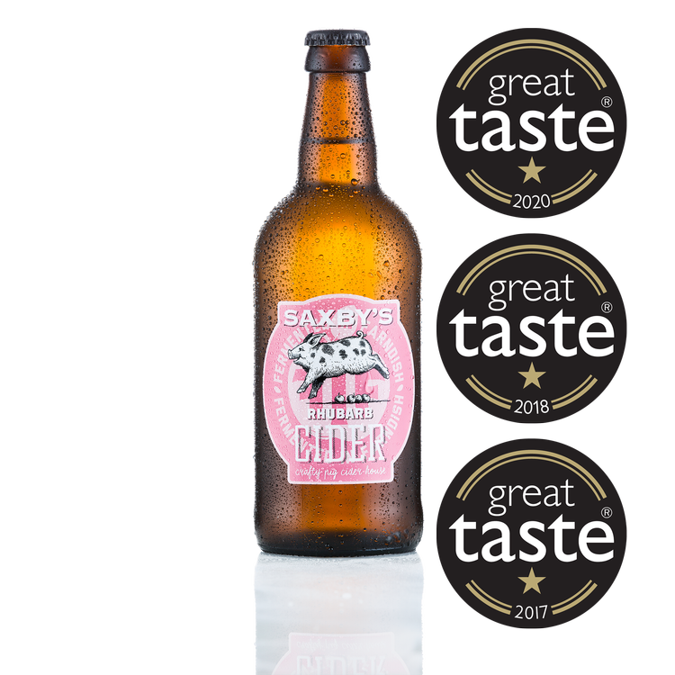 Saxby's Rhubarb Cider 500ml