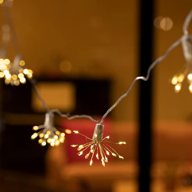 Solar Centre Elan Starburst Fairy Lights Set Of 10