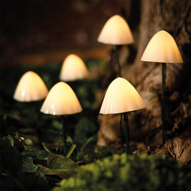 Solar Centre Forest XL Solar Mushroom Lights - Set of 6