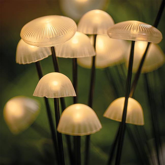 Solar Centre Woodland Solar Mushroom Lights (3 x Sets of 5)