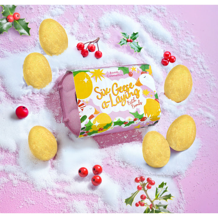 Bomb Cosmetics 6 Geese A-Laying Golden Eggs Gift