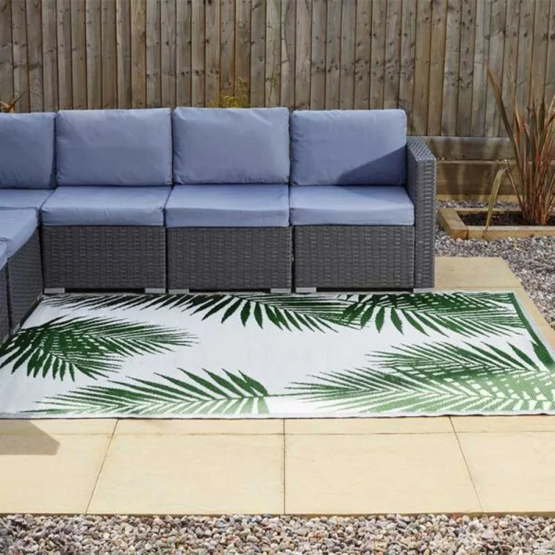 Smart Garden Alfresco Rug Tropicana - Green 150 x 210 cm