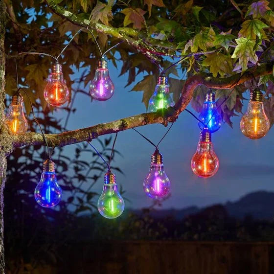 Smart Garden Eureka! Neon-esque Solar Lightbulbs - Set of 10