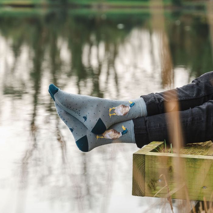 Wrendale Designs 'Guard Duck' Duck Men's Socks