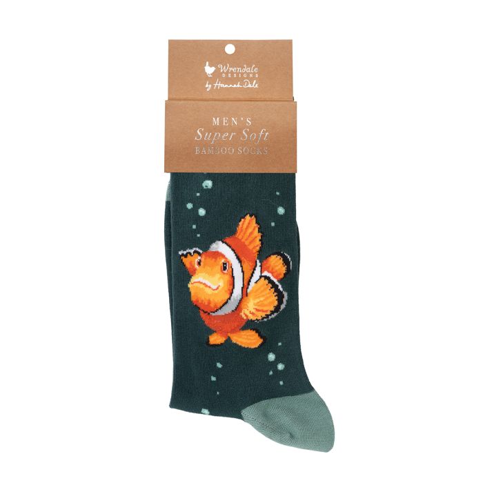 Wrendale Designs Clown Fish Mens Socks Clowning Around