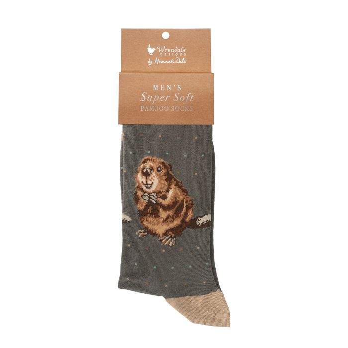 Wrendale Designs 'The Arborist' Beaver Men's Socks