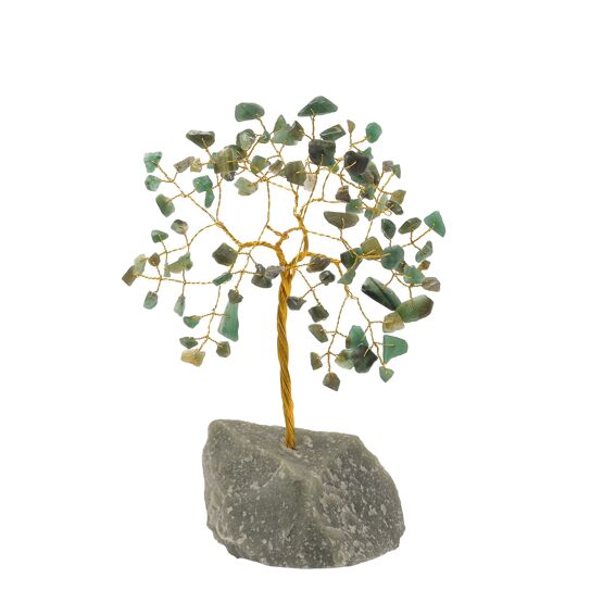 Serenity Gemstone Tree Green - Luck Small